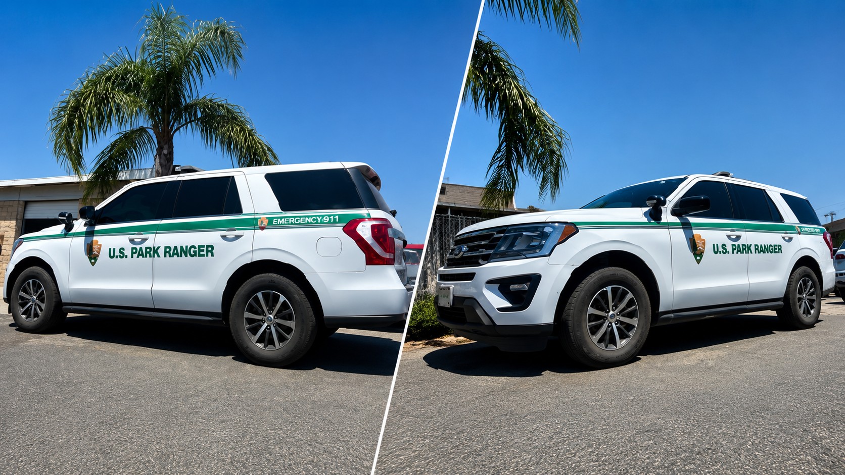 U.S. Park Ranger vehicles serviced by Conejo Auto Detailing & Tinting